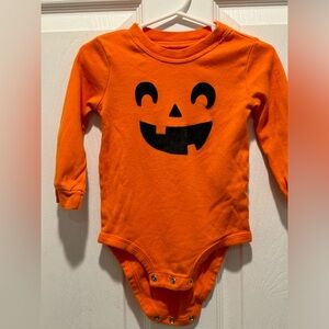 Carters Jack-o-lantern onesie.
